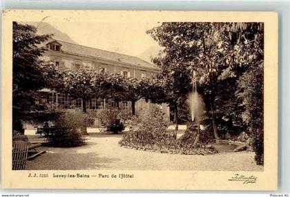 1892 Lavey-les-Bains Gebrauchsspuren Parc de l Hotel - 10592091