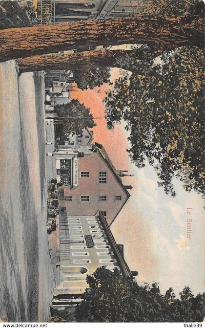 Lac de Joux le Chenit le Sentier Hôtel de Ville Bazar des Voyageurs colorisée
