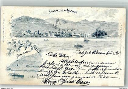 1095 Lutry 1898 Lithographie / Künstlerkarte Lavaux Ort handschriftlich... - 14000983
