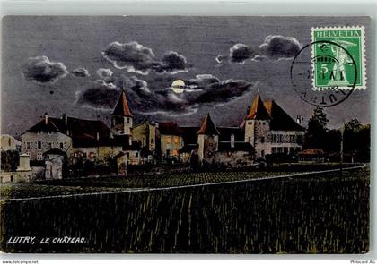 1095 Lutry 1911 - Le Chateau Nacht Mond - 10586870