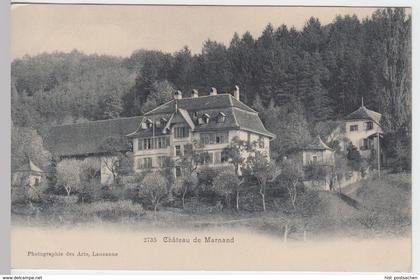 (48792) AK Marnand VD, Schloss, vor 1905