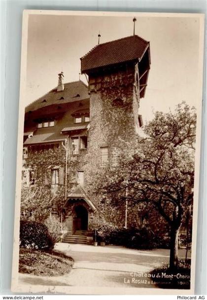 1009 Pully 1923 Foto AK Schloss Mont-Choisi - 38194677