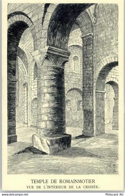 1323 Romainmôtier-Envy - Zeichnung, Temple - 50776942