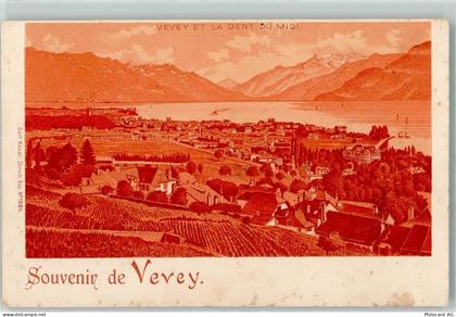 1800 Vevey - Vevey et la Dent du Midi - 13125126