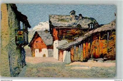 1965 Savièse Künstlerkarte sign. H Frey - 10499765