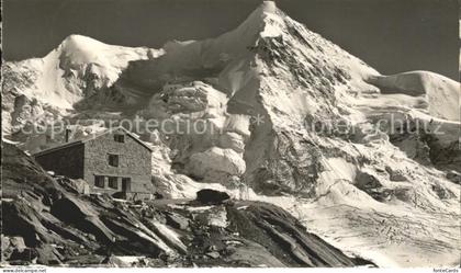 Anniviers Val d Anniviers Grimentz VS Cabane du Mountet mit Obergabelhorn