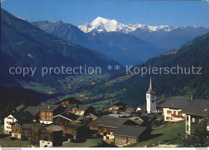 Bellwald mit Weisshorn