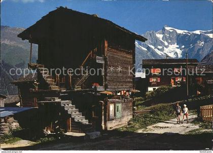 Bellwald Stadel mit Wannenhorn