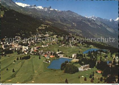 Crans-Montana Fliegeraufnahme