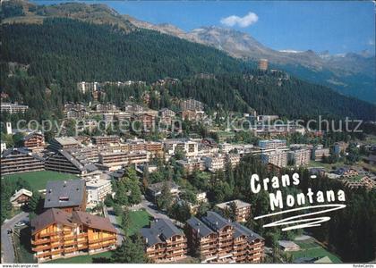 Crans-Montana Fliegeraufnahme