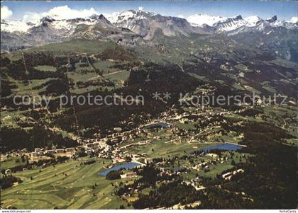 Crans-Montana Fliegeraufnahme