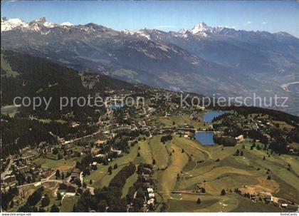 Crans-Montana Fliegeraufnahme