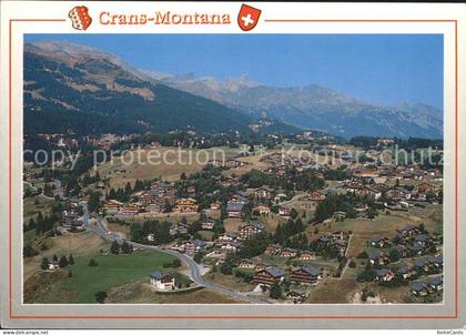 Crans-Montana Fliegeraufnahme
