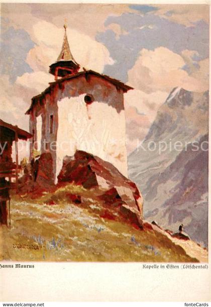 Eisten VS Kapelle in Eisten Kuenstlerkarte