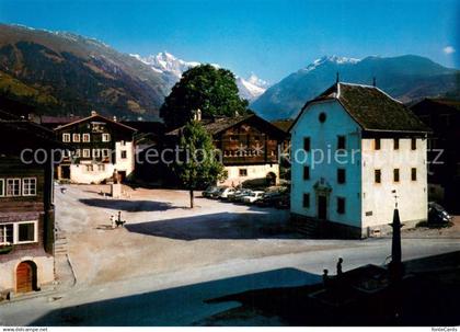 Ernen Gasthaus St Georg Rathaus und Tellenhaus Wannenhorn Finsteraarhorn
