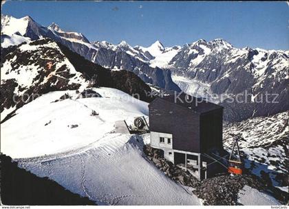 Fiesch Bergstation der Luftseilbahn Fiesch Eggishorn