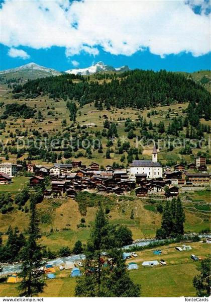 Kippel Loetschental Fliegeraufnahme