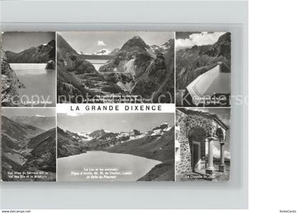 La Grande Dixence Lac et barrage La Salle du Pleureur Vallon de Praz Fleuri Chap