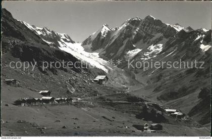 Loetschental Lauchernalp Loetschenluecke Sattel und Schinhorn