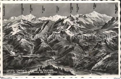 Martigny VS Vallee de Bagnes Grand St Bernard Route de Chamonix