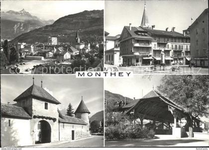 Monthey VS Orts und Teilansichten