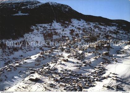 Nendaz Village et la station de Haut Nendaz vus d avion