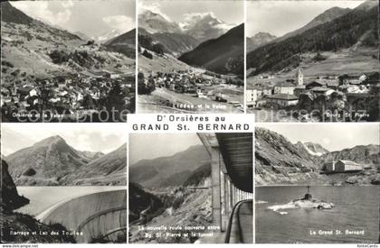 Orsieres Mont Velan Liddes Bourg St. Pierre Grand St. Bernard Lac Tunnel Barrage