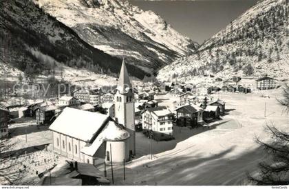 Saas Almagell Winterlandschaft