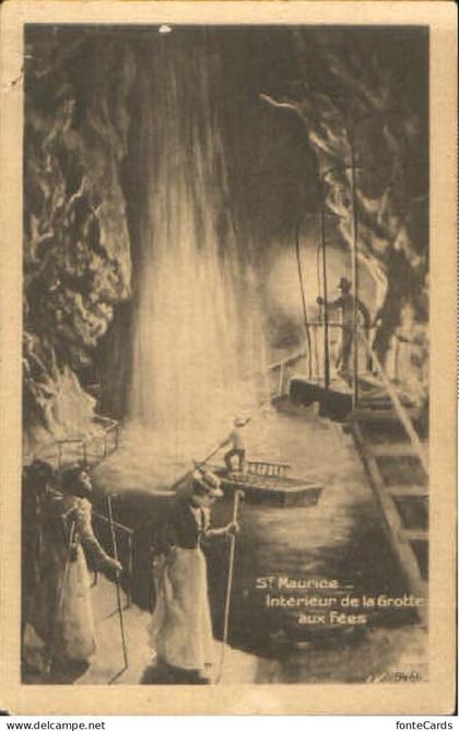St Maurice Valais St Maurice Grotte x 1929