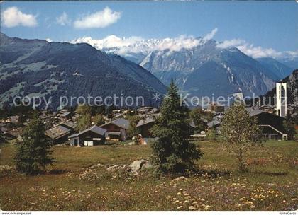 Verbier Station de Verbier et massif du Trient