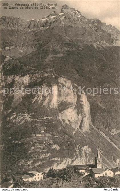 Verossaz et les Dents de Morcles Alpes