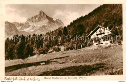 Verossaz VS Chalet Desfontaines Alpes Valoises