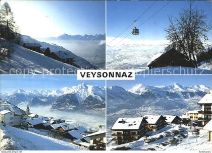Veysonnaz Station Les 4 Vallees Luftseilbahn