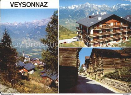 Veysonnaz Station village Hotel Dorfpartie