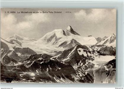 Weisshorn Randa - Le Weisshorn vue de la Bella Tola (Valais) - 11061874