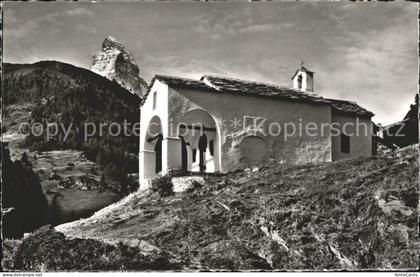 Zermatt VS Blatten Kirche Matterhorn