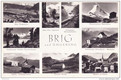 BRIG UND UMGEBUND BRIGUE GLIS SUISSE VALAIS FALETSCHWALD SIMPLON HOSPIZ WINKELMATTEN MATTERHORN EDIT PHOTO KLOPFENSTEIN
