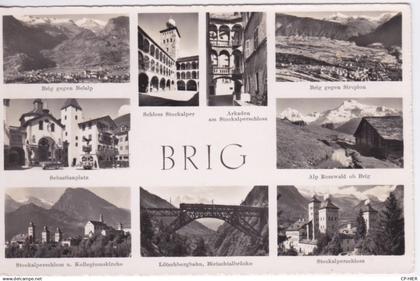 SUISSE - HELVETIA - SWITZERLAND - BRIG - - BRIGUE GLIS - MULTI VUES