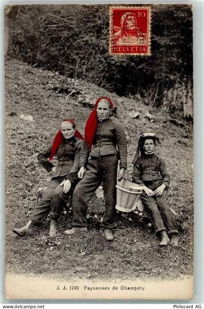 1874 Champéry - Paysannes - 39376874