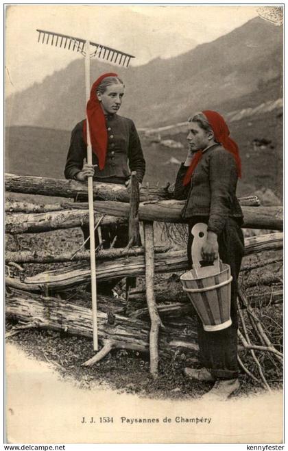 Paysannes de Champery