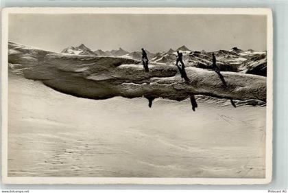 3963 Crans-sur-Sierre Foto AK Winter Bergskiwandern - 39699188