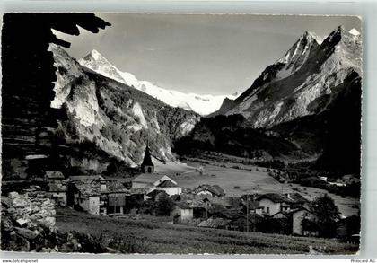 1983 Evolène Foto AK Kirche - 38057744