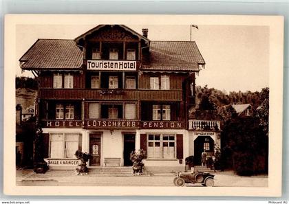 3916 Ferden Foto AK Auto Oldtimer Hotel Lötschberg - 13597854