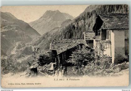 1925 Finhaut Gebrauchsspuren Alte Häuser - 10592104