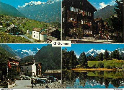 Switzerland Grachen Wallis Valais multi view