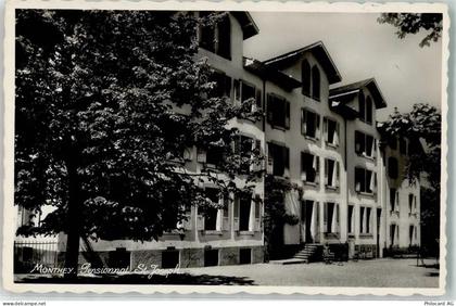 1870 Monthey Foto AK Penionat St. Joseph - 39499452
