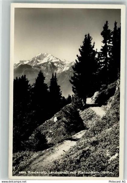 3987 Riederalp 1939 Foto AK - 38069698