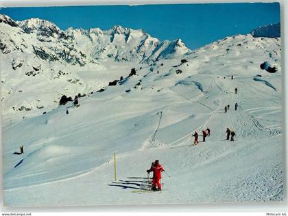 3987 Riederalp - Skigebiet Hohfluh Skilehrer Grosser Aletschgletscher - 39374083