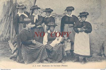 COSTUME DE SAVIEZE SAVIESE  SUISSE SWITZERLAND
