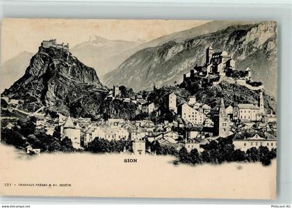 1950 Sion Sitten - Blick nach Sion - 10156767